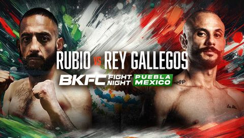 BKFC Fight Night Puebla Mexico Luis Rey Gallegos vs Rodolfo Rubio